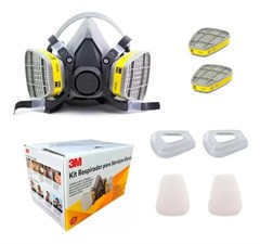 RESPIRADOR 6200 KIT COMPLETO US0 GERAL 3M
