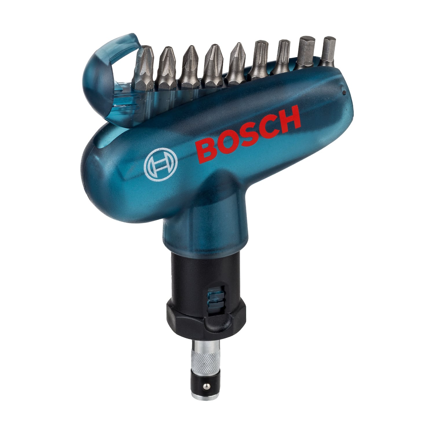 JOGO DE BITS PHILLIPS, FENDA, POZID E TORX COM CATRACA 10 PECAS BOSCH