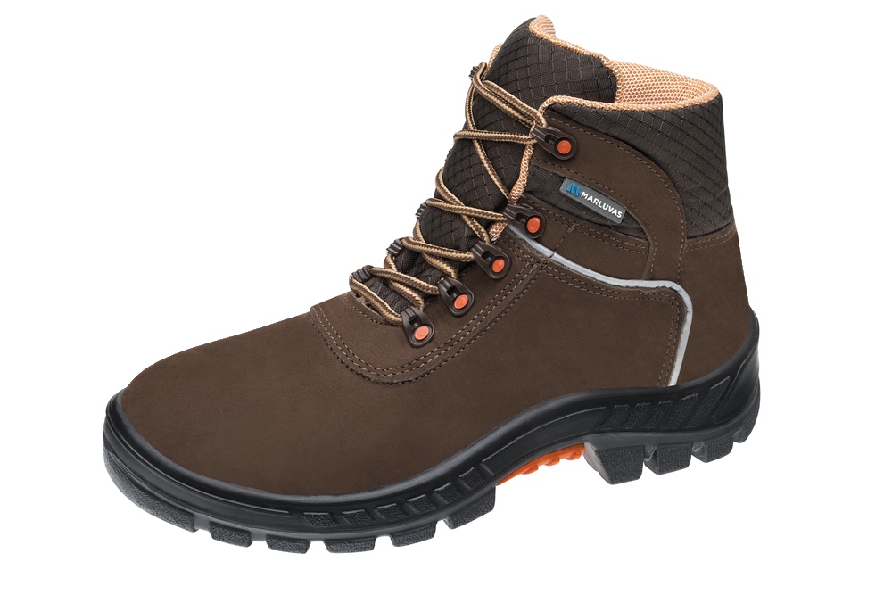 BOTA DE MICROFIBRA BICO DE PLASTICO 37 MARROM 75BPR29 MARLUVAS