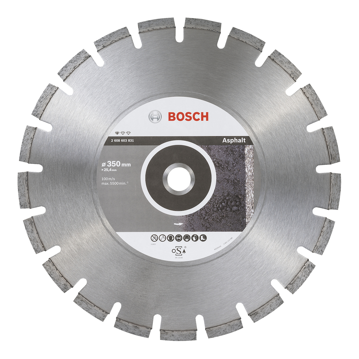 DISCO DIAMANTADO 350X25MM ASFALTO UNIVERSAL BOSCH