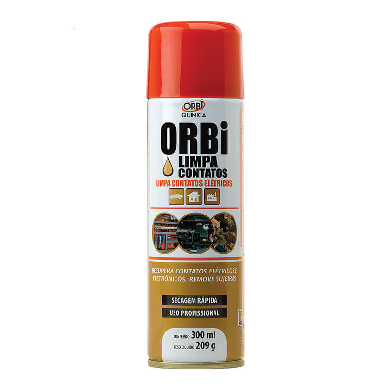 LIMPADOR DE CONTATO SPRAY 300ML ORBI
