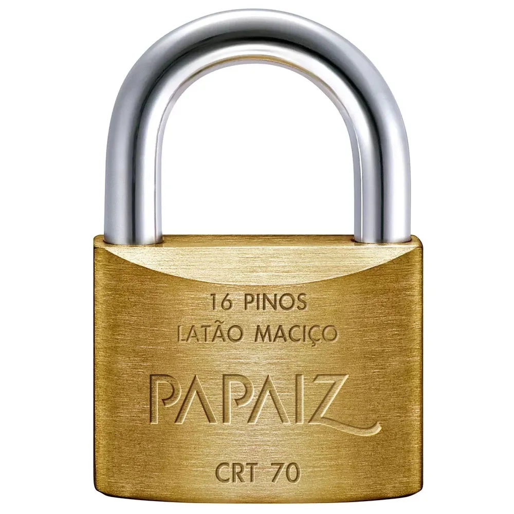 CADEADO 70MM CRT70 TRETA CHAVE PAPAIZ