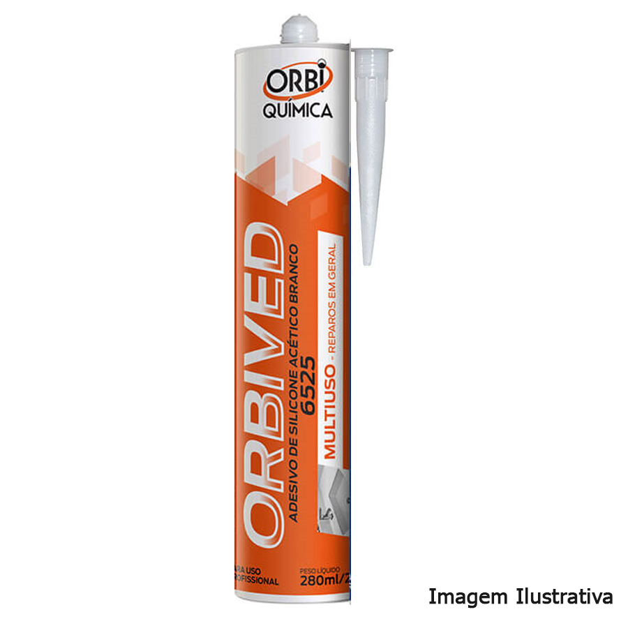 SILICONE BRANCO 250G ORBIVED