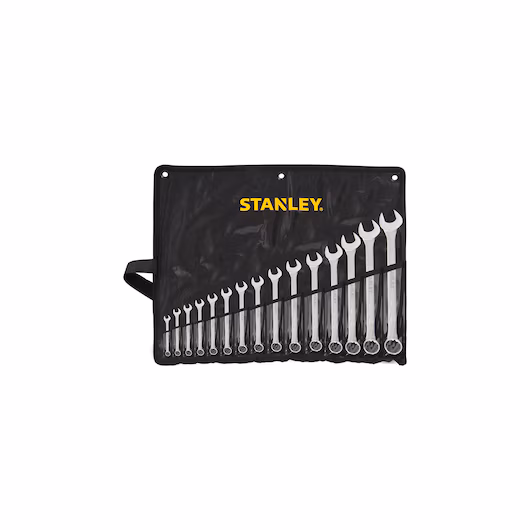 JOGO DE CHAVE COMBINADA 6X32 COM 15 PECAS CROMO VANADIUM STANLEY