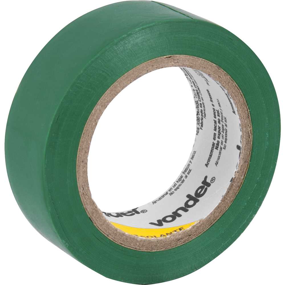 FITA ISOLANTE 19MMX10M VERDE VONDER