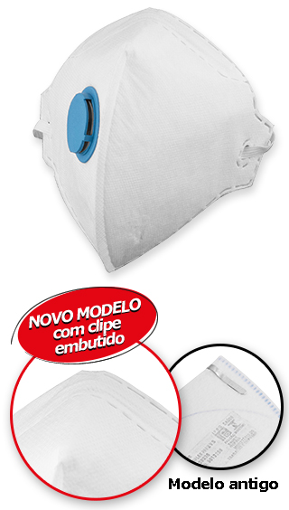 RESPIRADOR PFF2 COM VALVULA VONDER