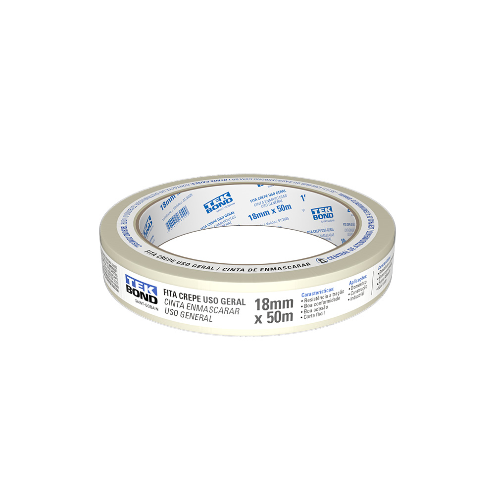 FITA CREPE 18MMX50M TEKBOND
