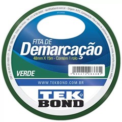 FITA DEMARCACAO DE SOLO VERDE 48MMX15M TEKBOND