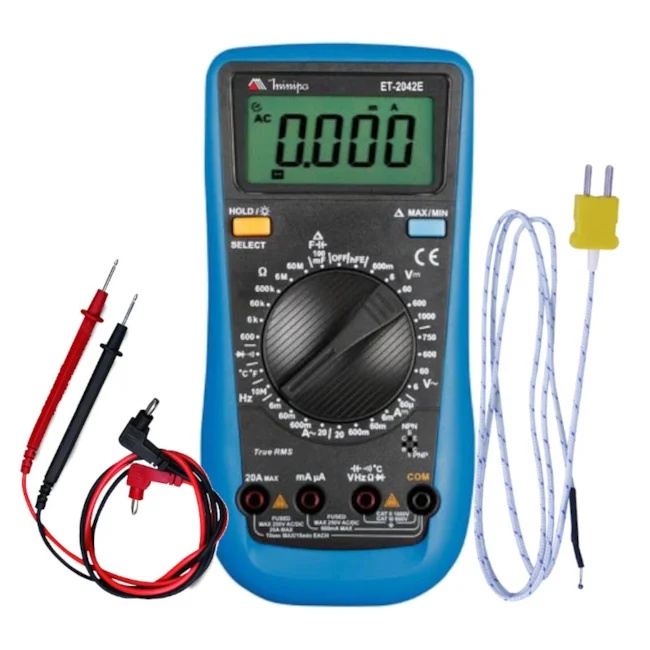MULTIMETRO DIGITAL ET-2042E 20A MINIPA