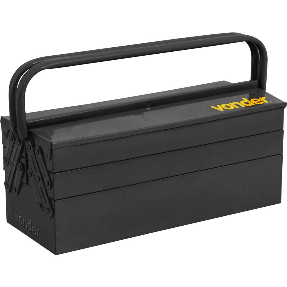 CAIXA METALICA PARA FERRAMENTAS 5 GAVETAS COM 50CM VONDER