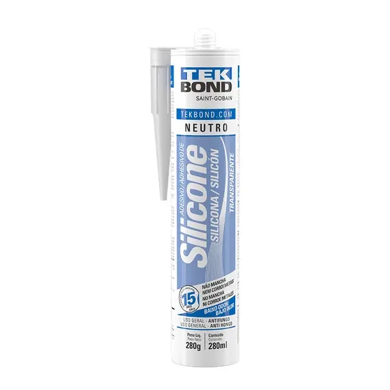 SILICONE INCOLOR 280G NEUTRO TEKBOND
