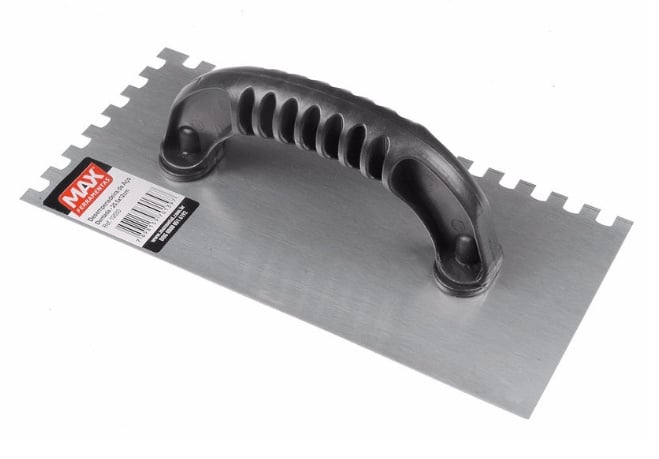 DESEMPENADEIRA DE AÇO DENTADA 120X250MM 19550 MAX