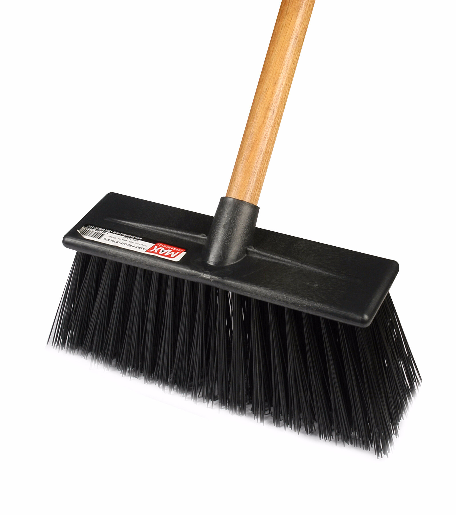 VASSOURA GARI PLASTICA ROBUSTA COM CABO 8X28CM MAX