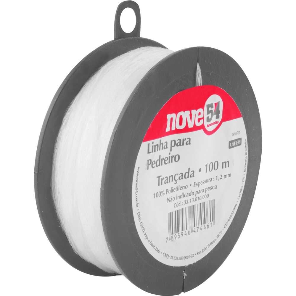 LINHA DE PEDREIRO TRANCADA 100M NOVE54