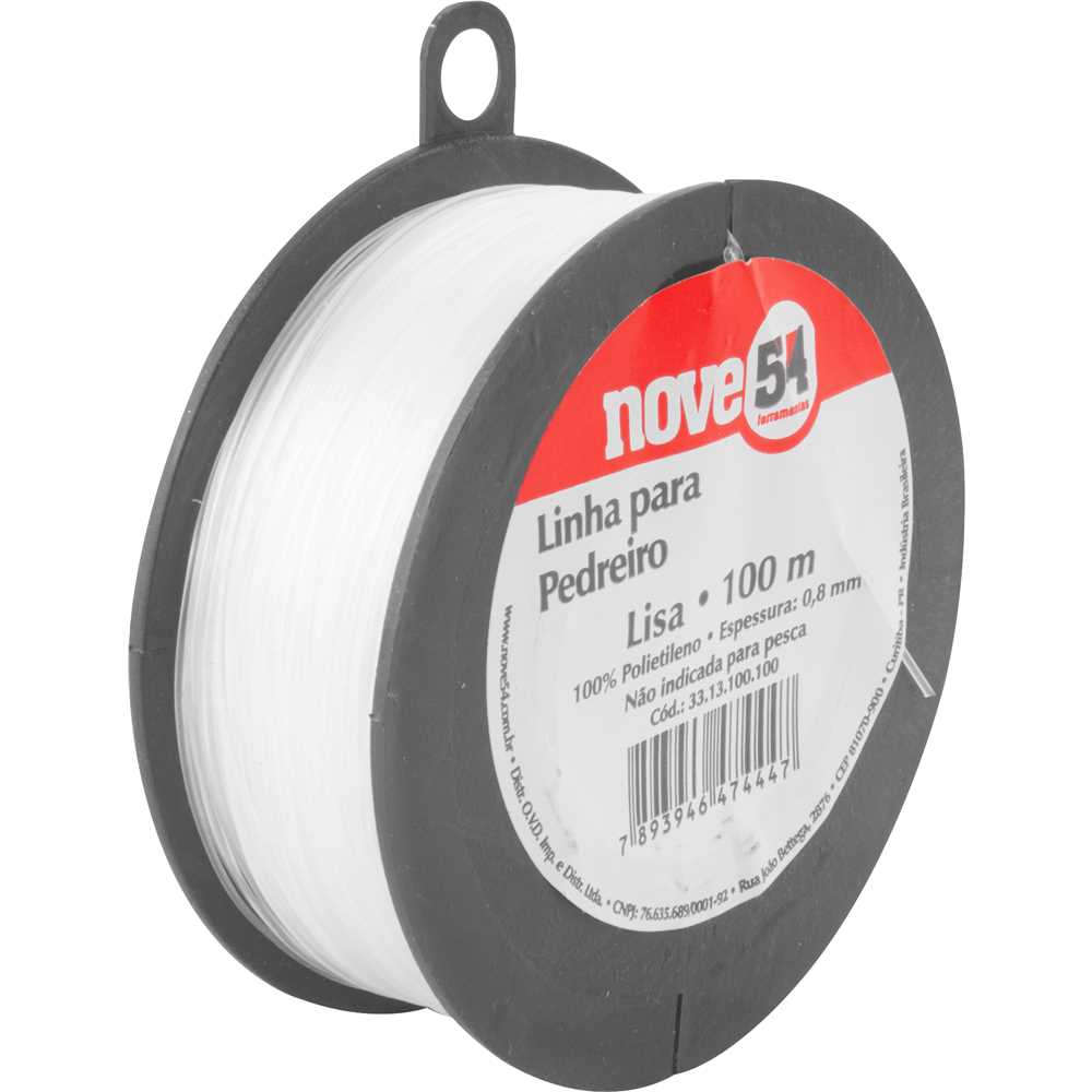 LINHA DE PEDREIRO LISA 100M NOVE54