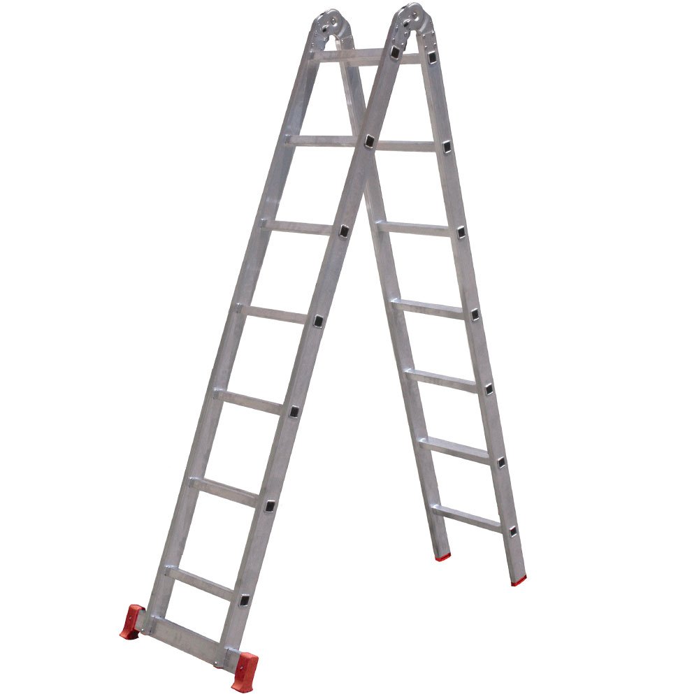 ESCADA MULTIFUNCAO 2X7 DEGRAUS 3,95M BOTAFOGO