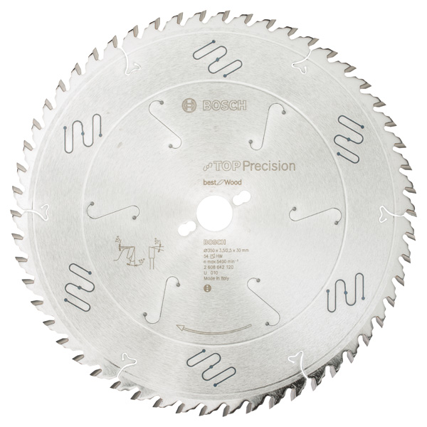 DISCO PARA SERRA CIRCULAR COM VID 350MM 54 DENTES BOSCH