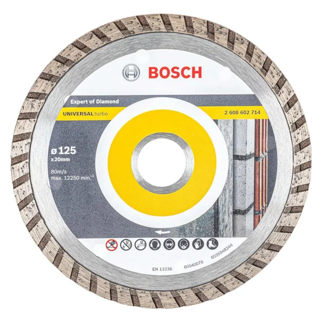 DISCO DIAMANTADO 125X20MM TURBO UNIVERSAL BOSCH