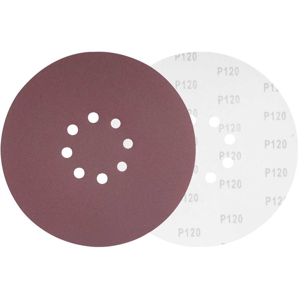 DISCO DE LIXA COM VELCRO 225MM GRAO 120 COM 10 PECAS VONDER