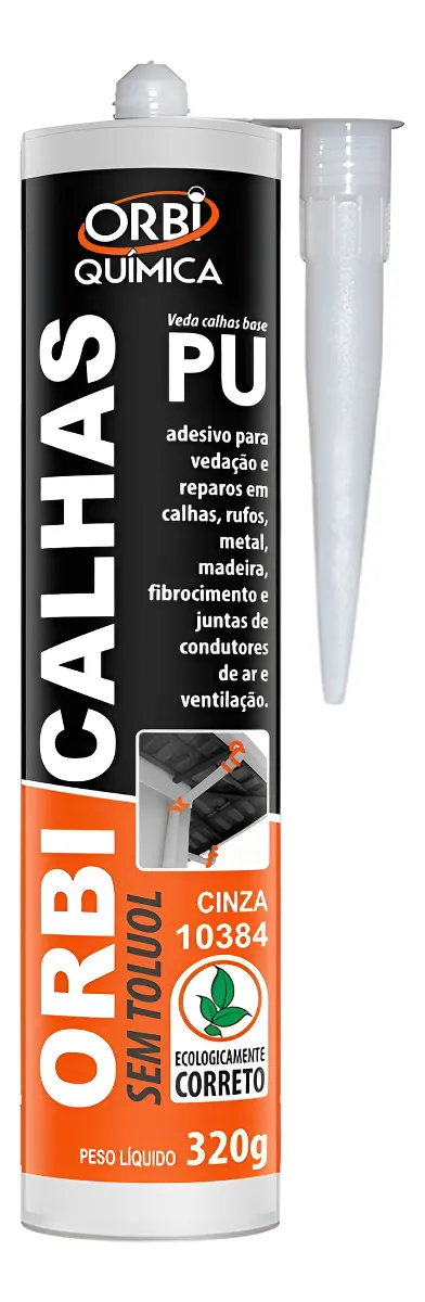 VEDA CALHA PU CINZA 320G ORBI
