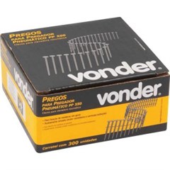 PREGO ESPIRALADO 2,10X38MM CAIXA 300 PEÇAS PP550 VONDER