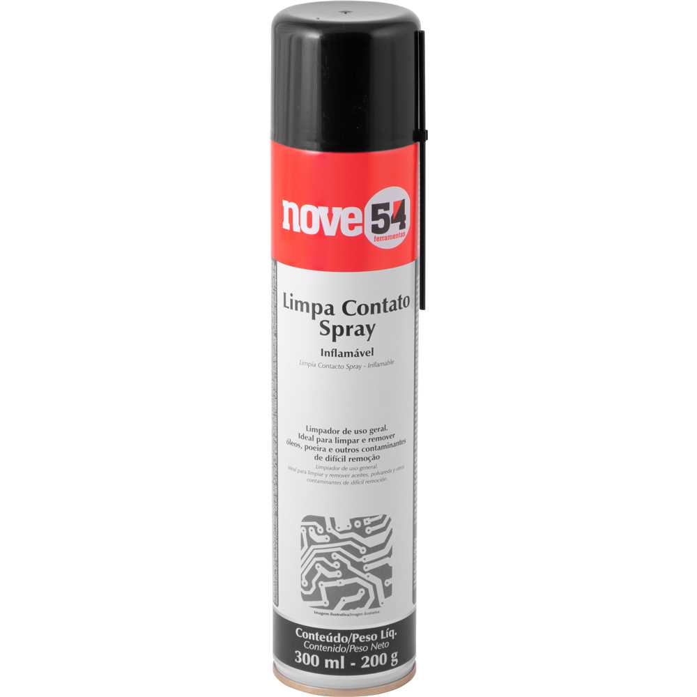 LIMPADOR DE CONTATO SPRAY 300ML NOVE54
