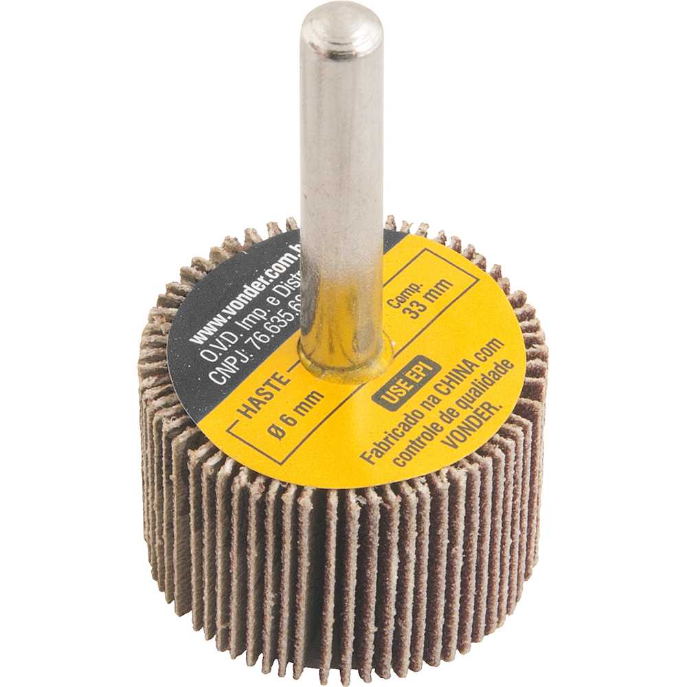 RODA LIXA 030X20MM GRAO 120 VONDER