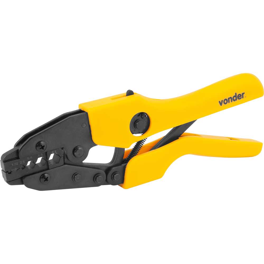 ALICATE CRIMPADOR 1,0-6,0MM2 AP-106 VONDER