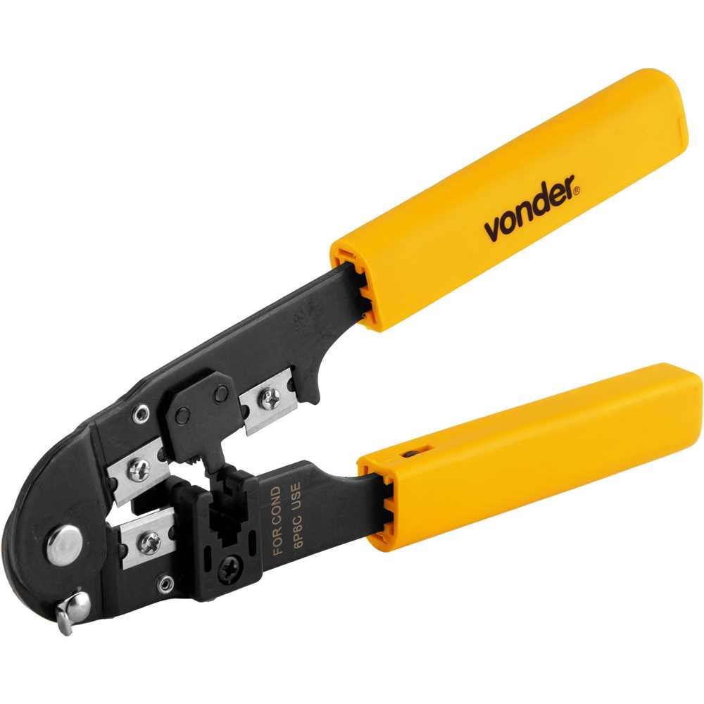 ALICATE CRIMPADOR RJ11 AC 611 VONDER
