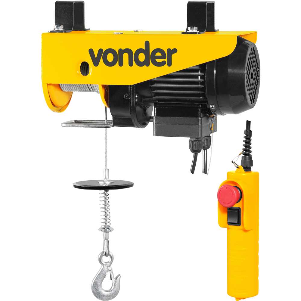 GUINCHO COLUNA SEM BALDE 100/200KG GEV200 127V VONDER