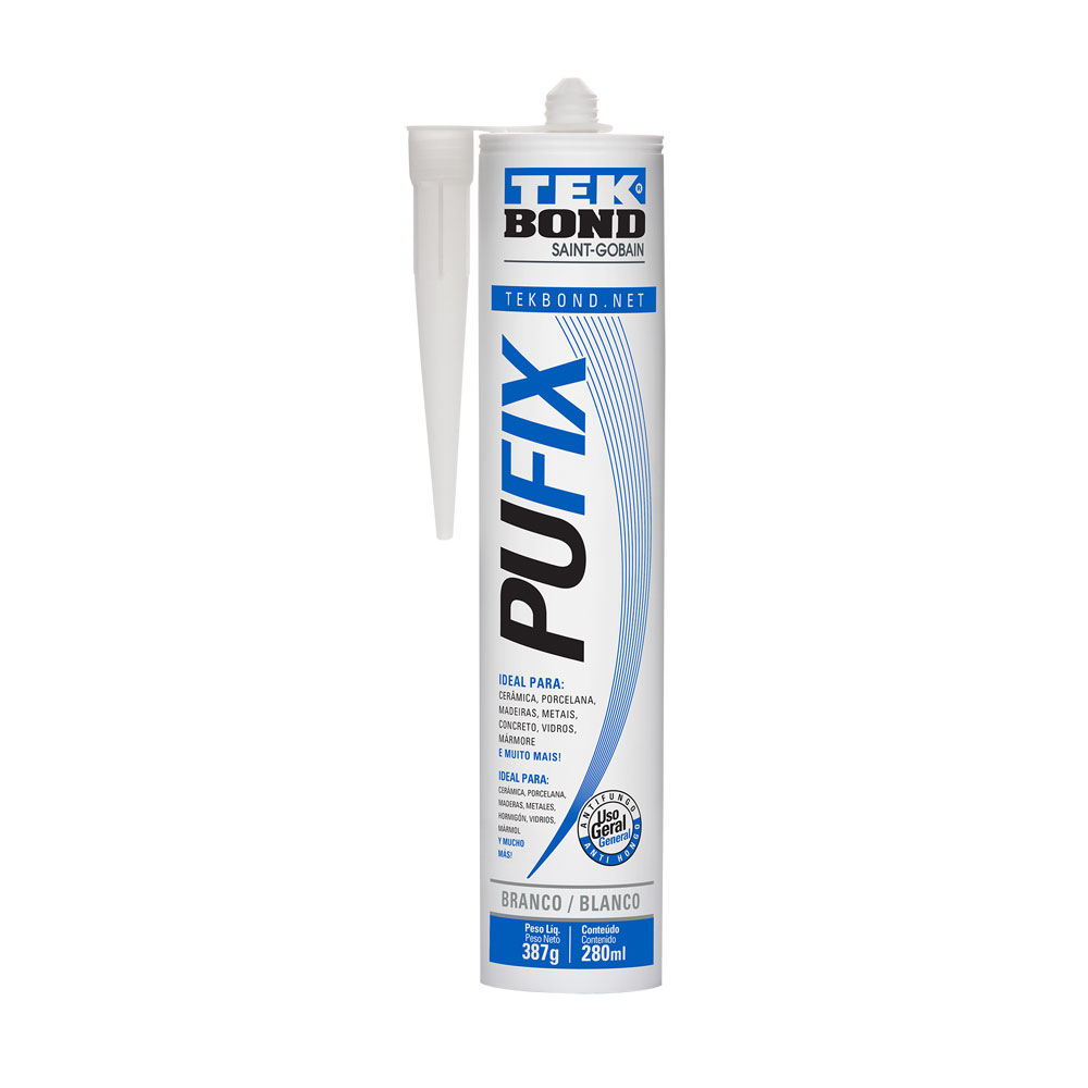 ADESIVO POLIURETANO BRANCO 387G PUFIX TEKBOND