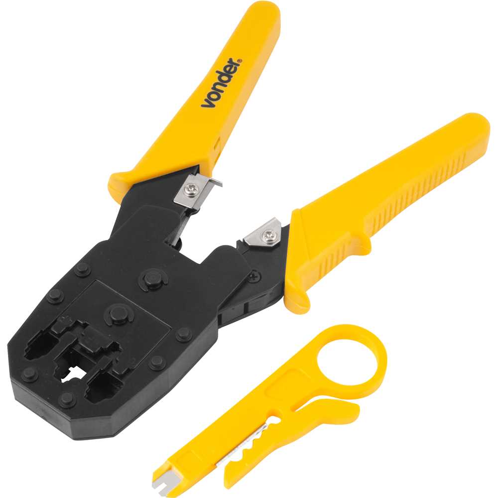 ALICATE CRIMPADOR RJ11/RJ12/RJ45 VONDER