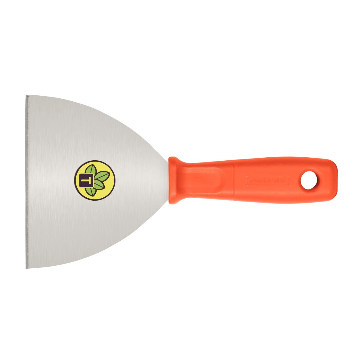ESPATULA DE ACO RIGIDA COM CABO PLASTICO COM 12CM TRAMONTINA