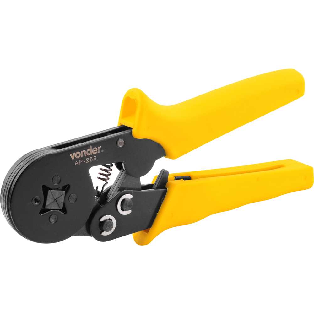 ALICATE CRIMPADOR 0,25-6,0MM2 AP256 VONDER