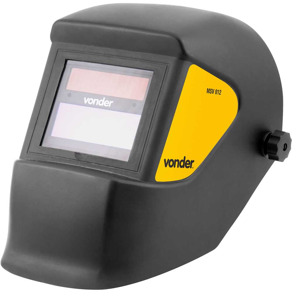MASCARA PARA SOLDA AUTOMATICO ESCURECIMENTO FIXO 12 TONELADAS MSV012 VONDER