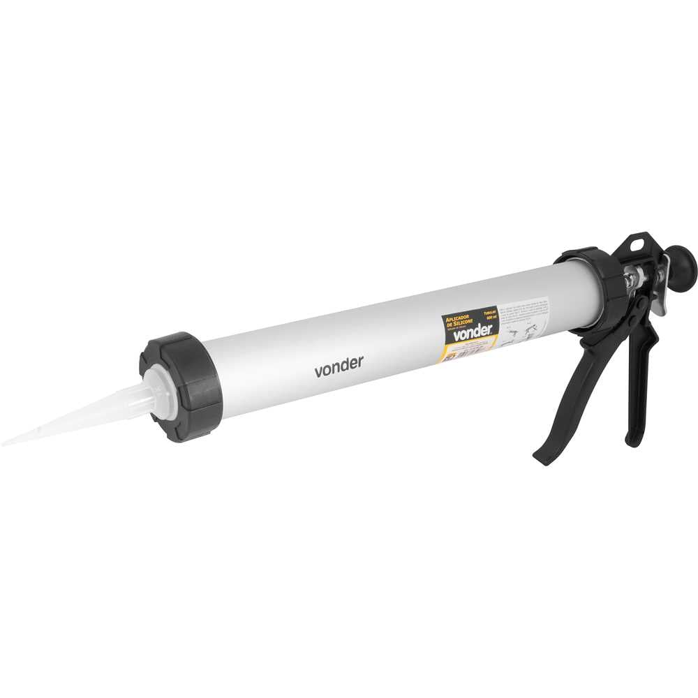 APLICADOR DE SILICONE TUBULAR 600ML VONDER