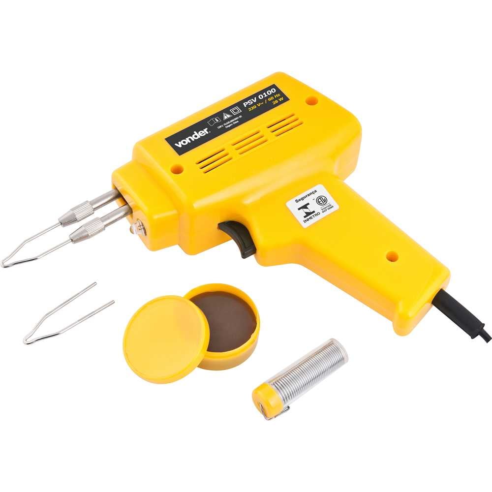 PISTOLA PARA SOLDA ELETRICA 28W 220V PSV0100 VONDER