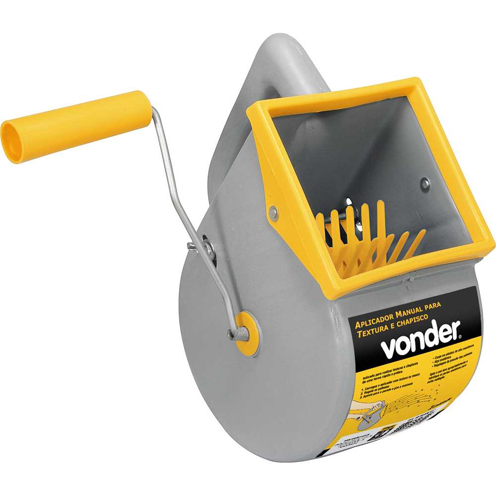 APLICADOR MANUAL PARA TEXTURA E CHAPISCO PLÁSTICO VONDER