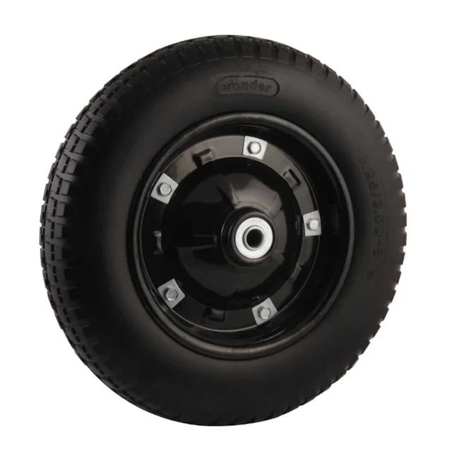 PNEU PARA CARRO DE MAO COMPLETO MACICO FURO 5/8