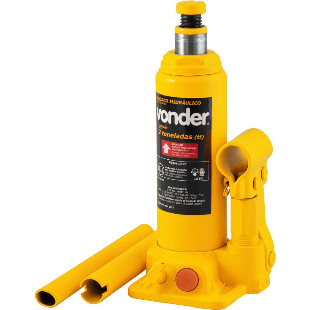 MACACO GARRAFA 2 TONELADAS VONDER
