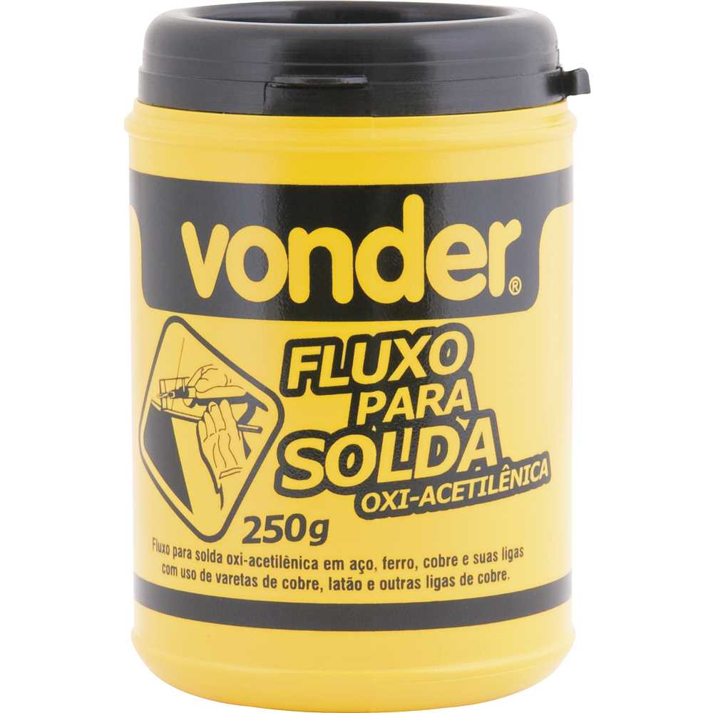 FLUXO DE SOLDA PARA LATAO E BRONZE 250G VONDER