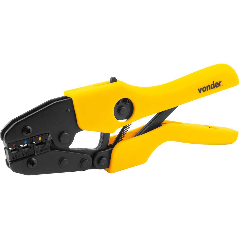 ALICATE CRIMPADOR 0,5-6,0MM2 AP056 VONDER