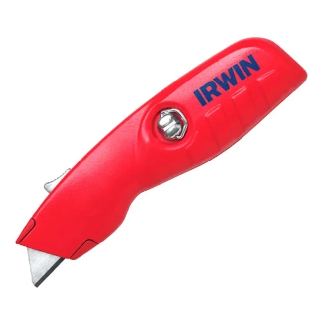 ESTILETE COM LAMINA TRAPEZOIDAL AUTORRETRATIL IRWIN