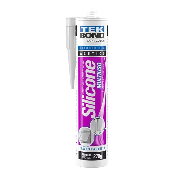SILICONE INCOLOR 270G MULTIUSO TEKBOND