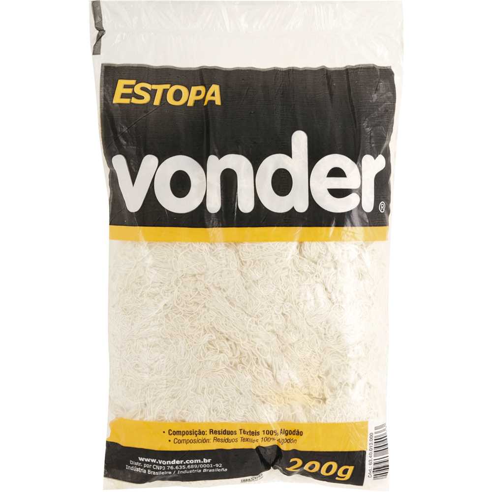 ESTOPA PATA POLIMENTO COM 200G VONDER