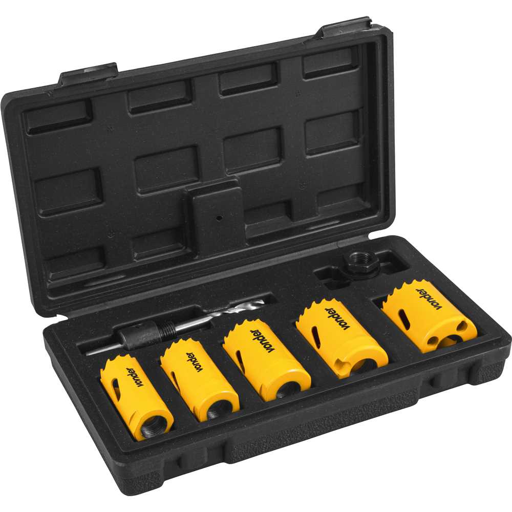 JOGO DE SERRA COPO COM 7 PECAS BIMETAL SCV400 VONDER