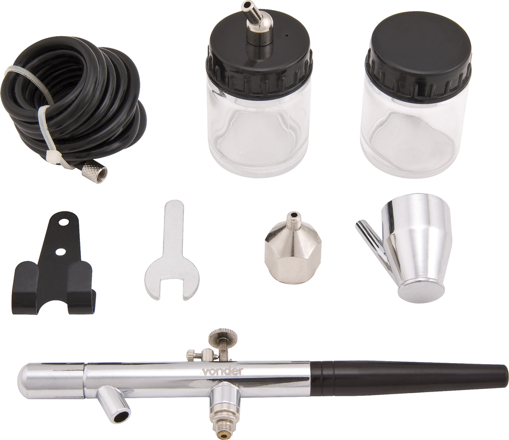 AEROGRAFO COM ACESSORIOS AJ008 VONDER