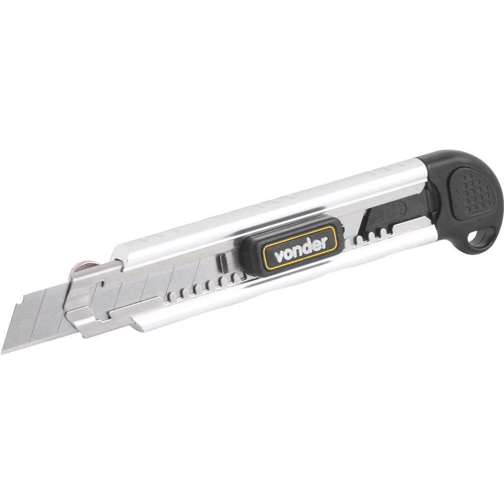 ESTILETE COM LAMINA 18MM REFORCADO ES918 ALUMINIO VONDER