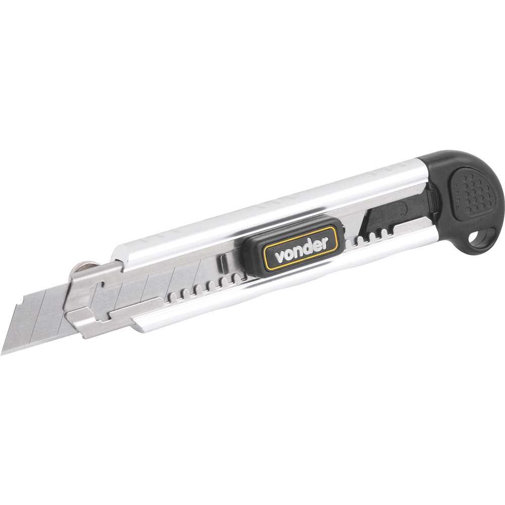ESTILETE COM LAMINA 18MM REFORCADO ES918 ALUMINIO VONDER
