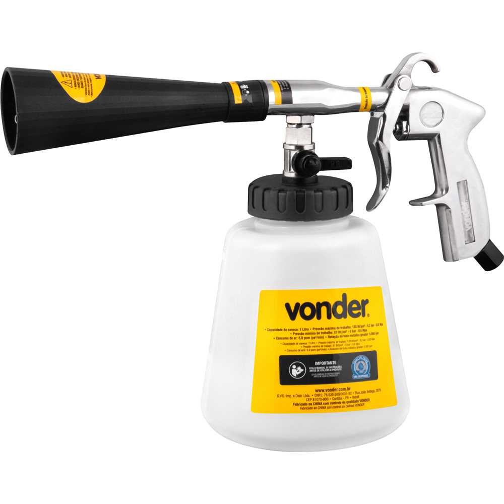 PISTOLA DE LIMPEZA TORNADOR VONDER